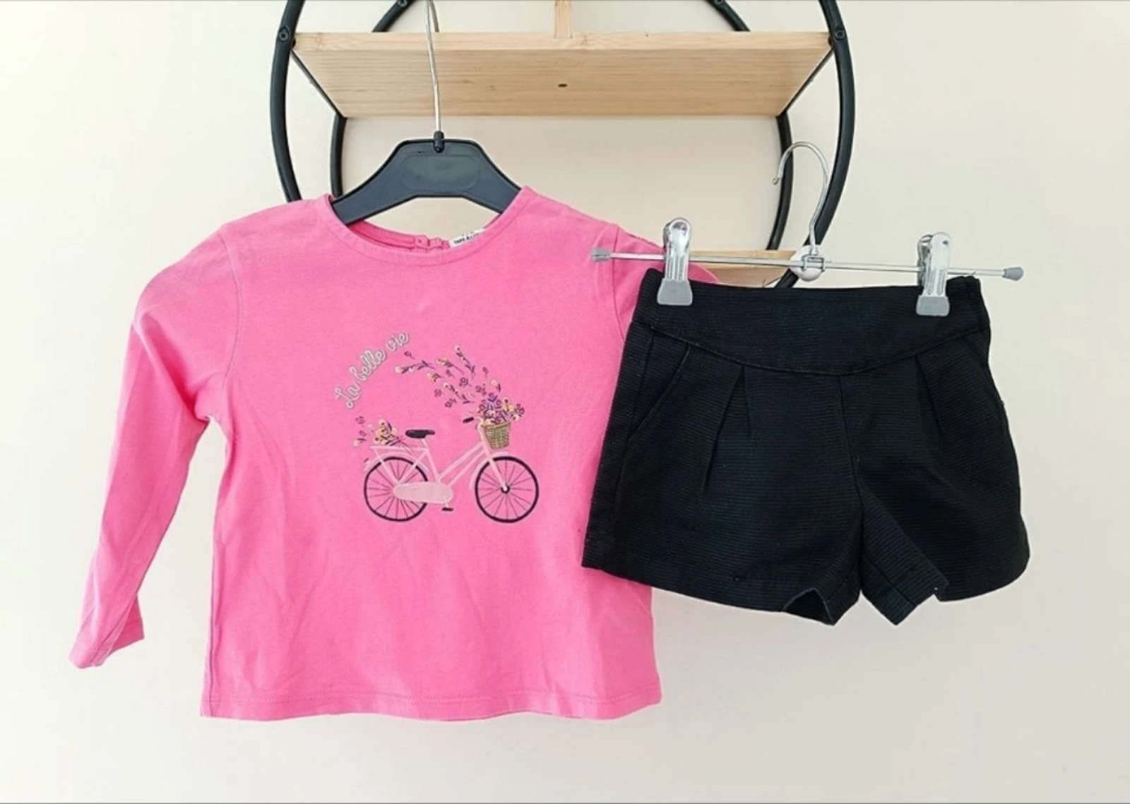 2 ans ensemble tape a l oeil teeshirt et short